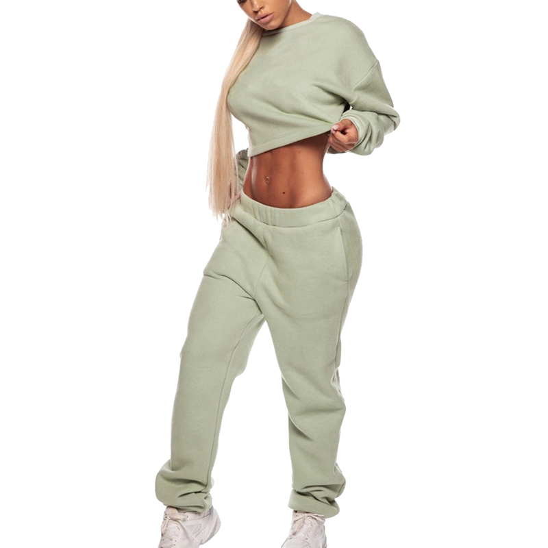 Crop Sweat & Jogger Set Women