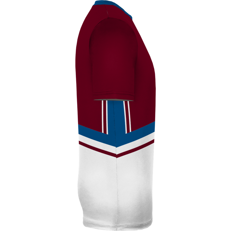 Women Black & White Colorblock Printed Tennis Wear Jersey